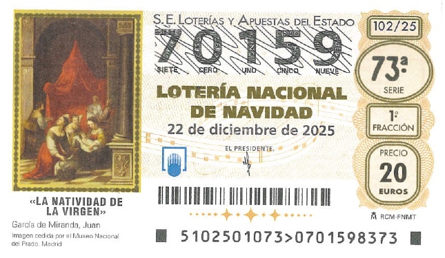 LOTERÍA DE NAVIDAD POMER 2025